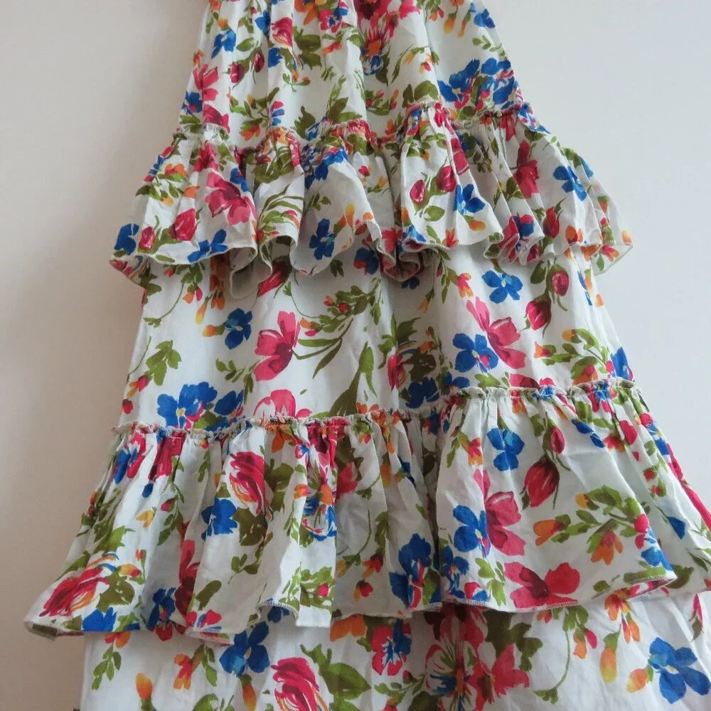 EYWASOULS MALIBU Inka Tiered Floral Maxi Dress Bohemian Summer - Size XS / S - Picture 11 of 16